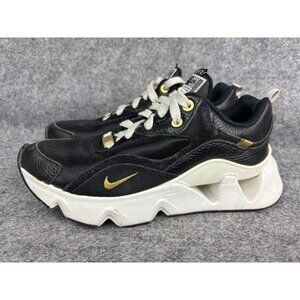 Nike RYZ 365 x Serena Williams Design Crew Shoe Women's 6.5 Black Metallic Gold
